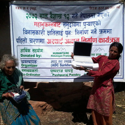 Laptop donation Dolakha District