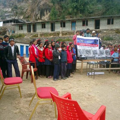 Computer distribution in Dolakha district
