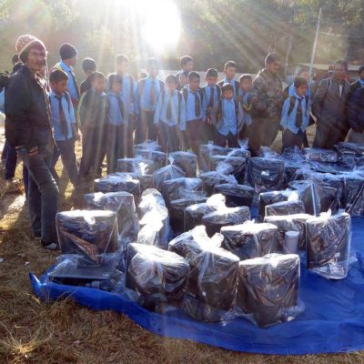 Computer distribution in Dolakha district